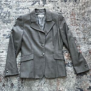 Tahari Grey Blazer Size 8